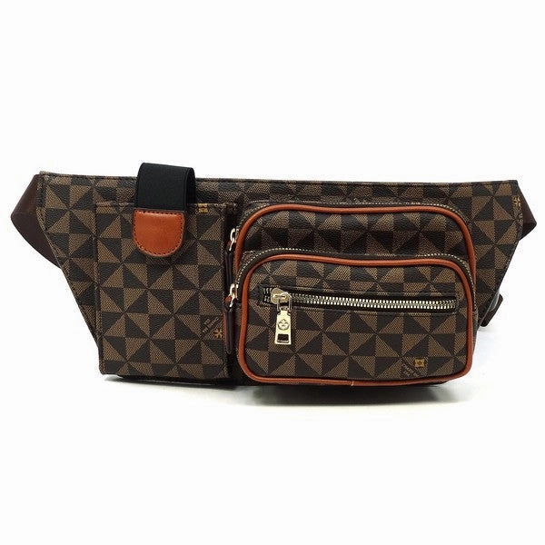 FASHNZFAB Monogram Fanny Bag Waist Bag