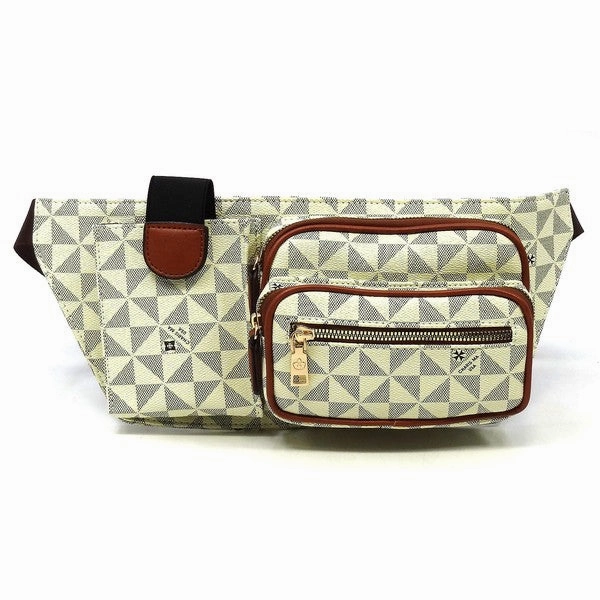 FASHNZFAB Monogram Fanny Bag Waist Bag