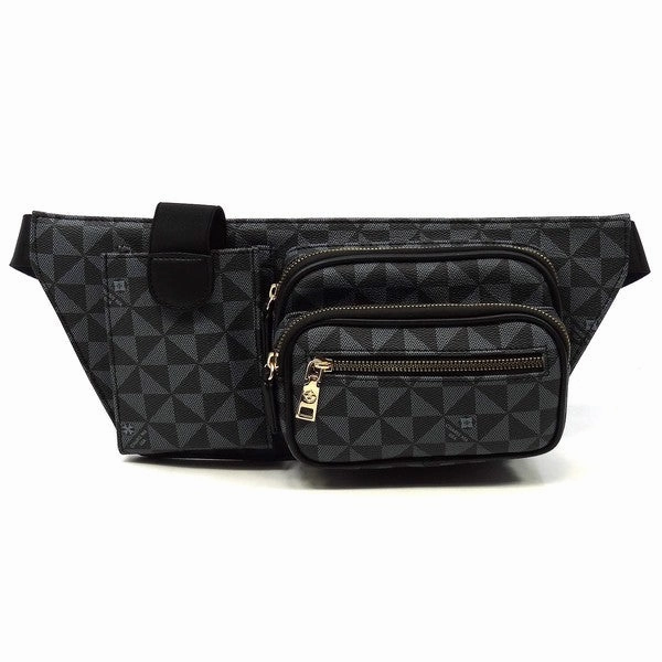 FASHNZFAB Monogram Fanny Bag Waist Bag