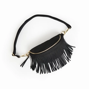 FASHNZFAB Original Removable Fringe Style Bum Sling Bag