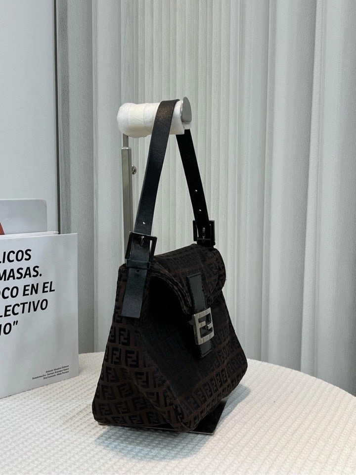 Fendi Baguette Brown Shoulder Bag