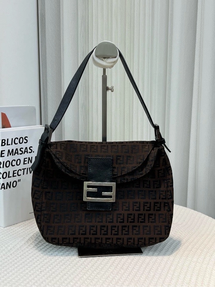 Fendi Baguette Brown Shoulder Bag