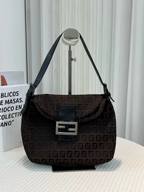 Fendi Baguette Brown Shoulder Bag