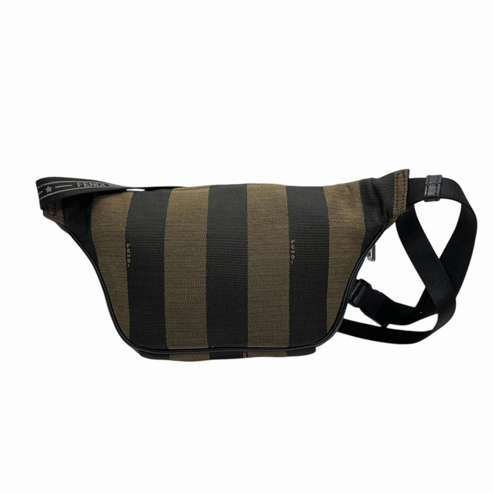 Fendi  Canvas Nylon Fanny Pack Sling Bag (Pre-Owned)