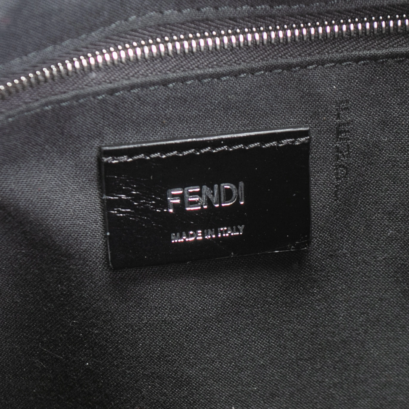 FENDI Medium FF Jacquard Fendi Strike Backpack - Black