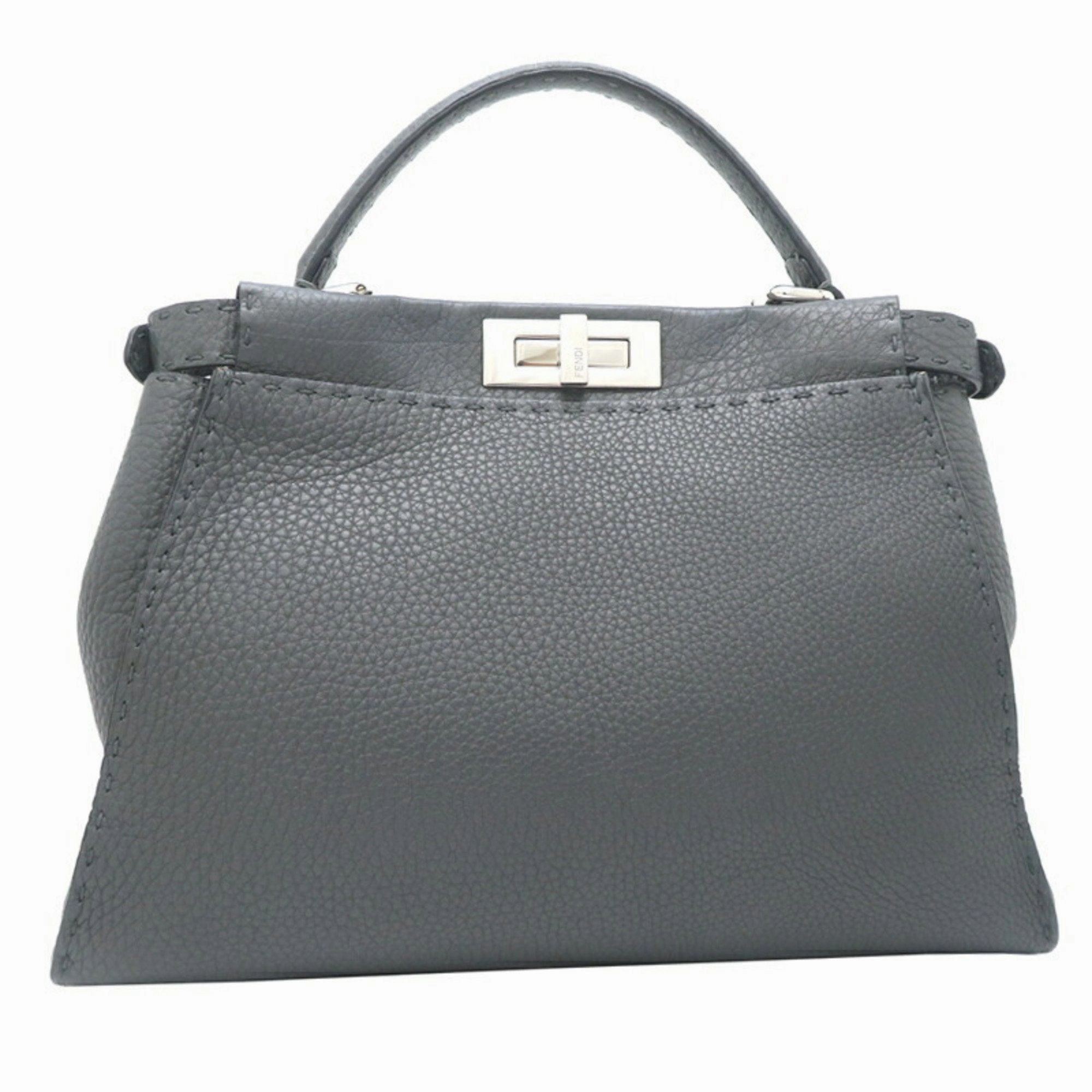 Fendi Peekaboo Leather Handbag (Pre-Owned)