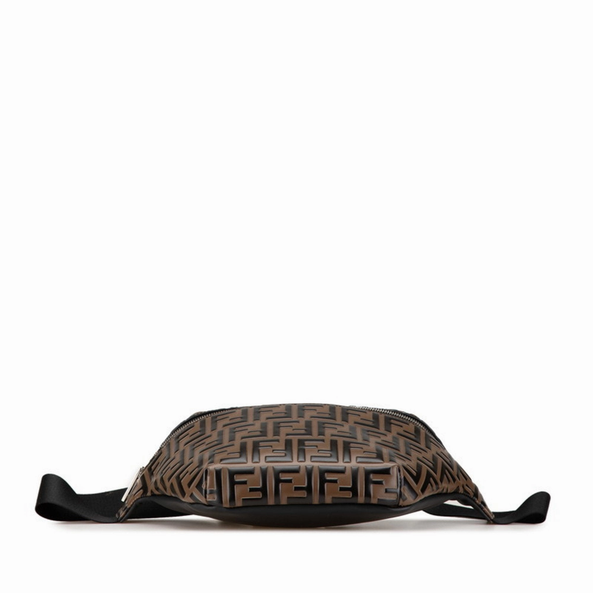 Fendi  Pvc Canvas Fanny Pack Sling Bag (Pre-Owned)