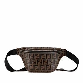 Fendi  Pvc Canvas Fanny Pack Sling Bag (Pre-Owned)