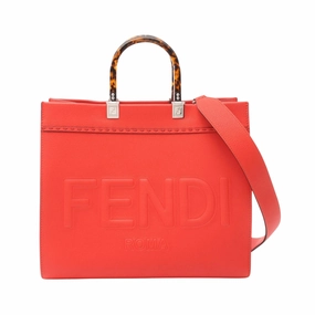 Fendi Sunshine Leather Tote Bag (Pre-Owned)