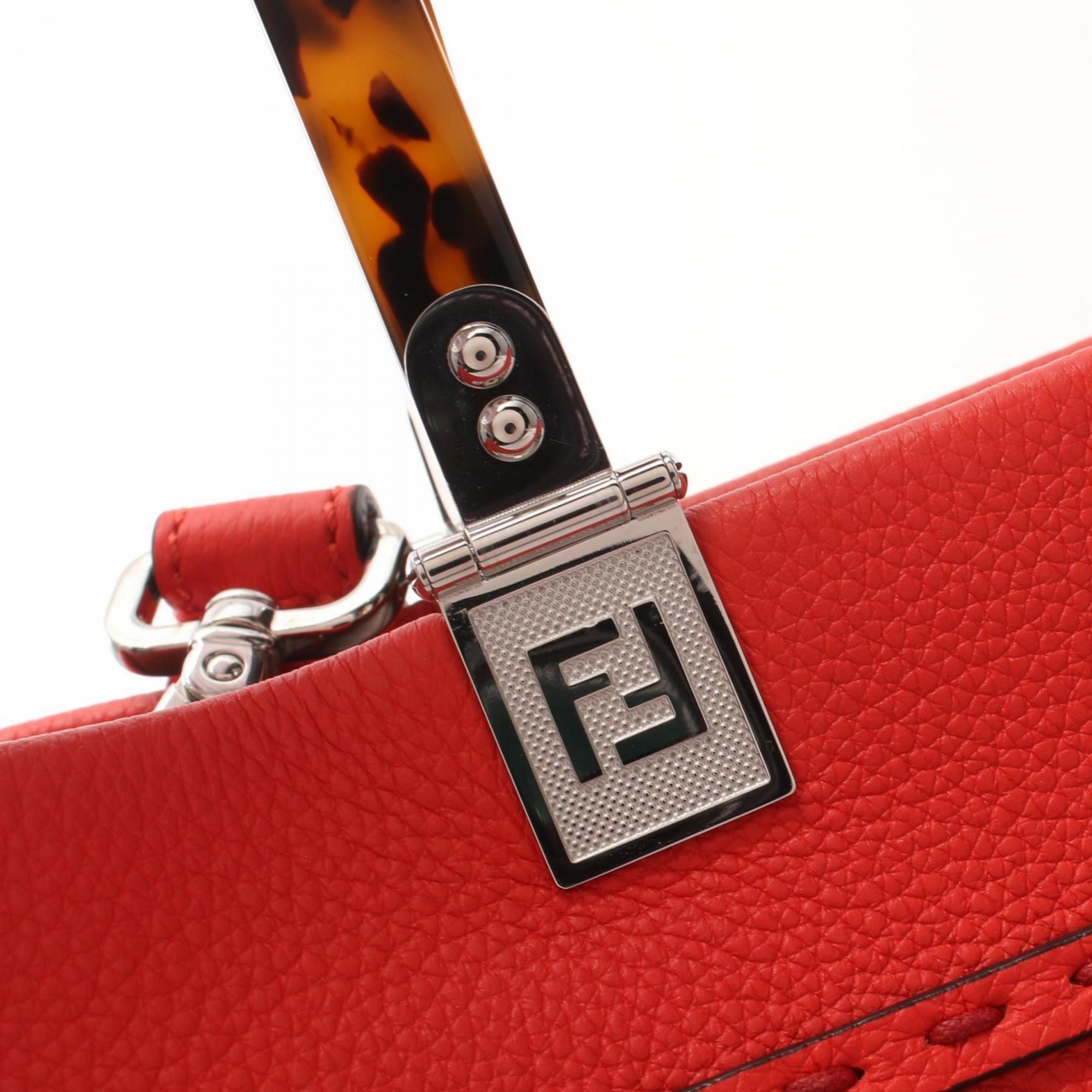 Fendi Sunshine Leather Tote Bag (Pre-Owned)