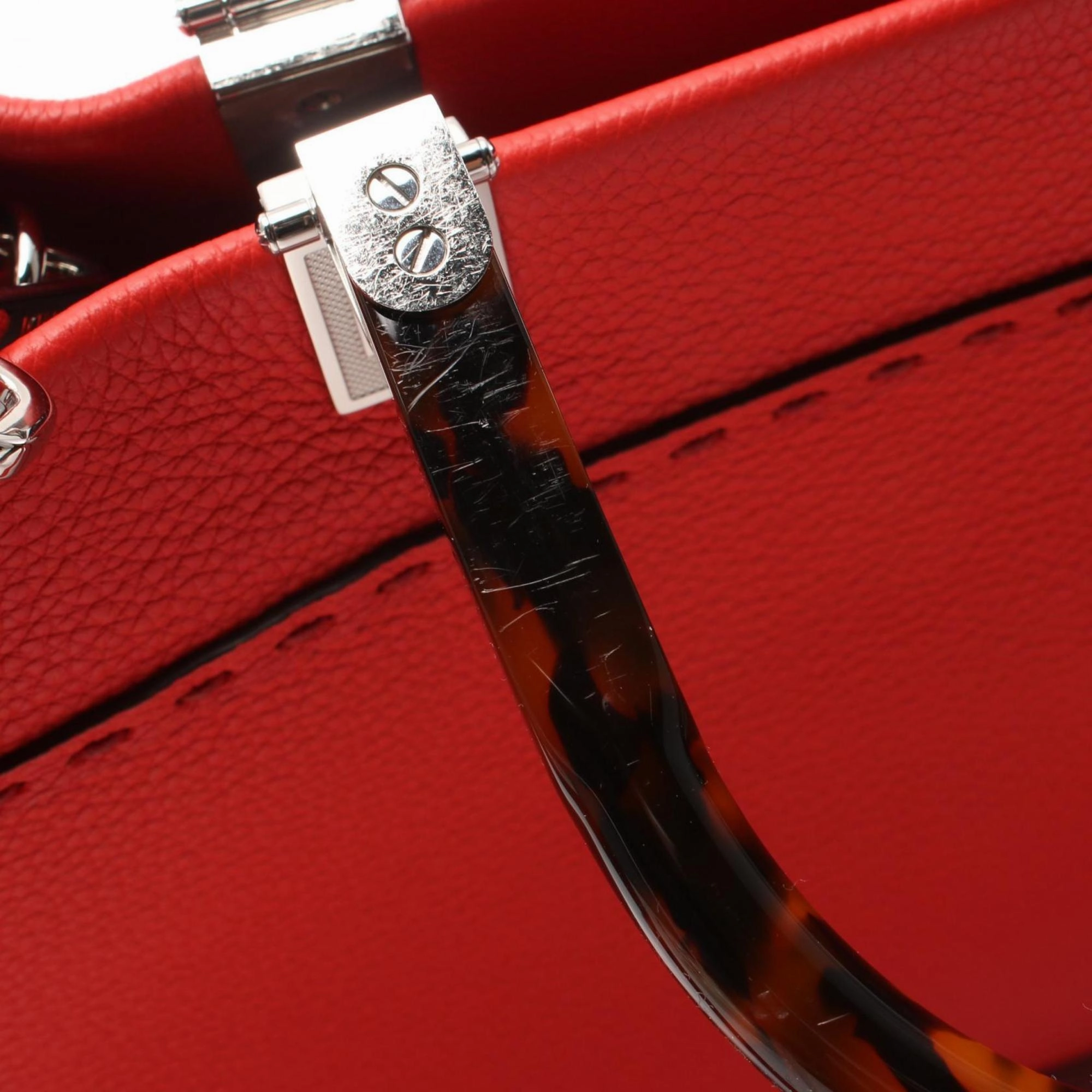 Fendi Sunshine Leather Tote Bag (Pre-Owned)