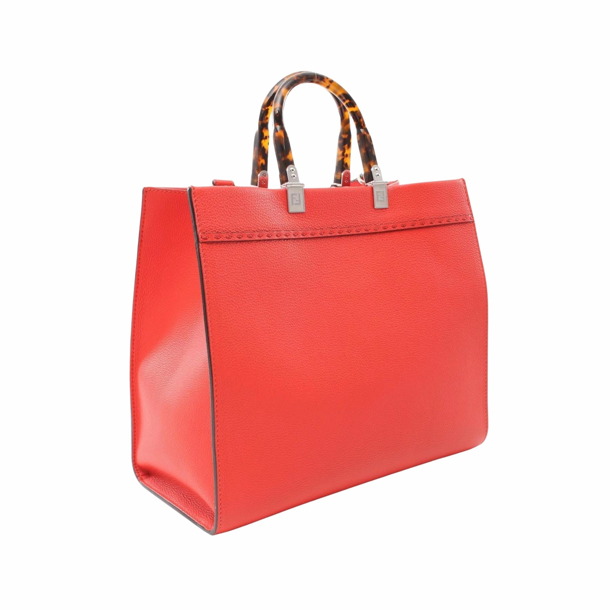 Fendi Sunshine Leather Tote Bag (Pre-Owned)