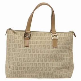 Fendi Zucchino Canvas Tote Bag (Pre-Owned)