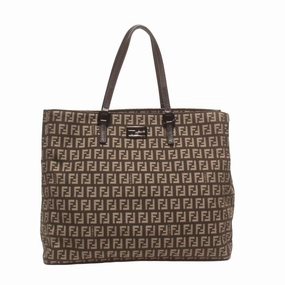 Fendi Zucchino FF Shoulder Bag - Brown Shoulder Bags, Handbags ITT9H5D3UYSO