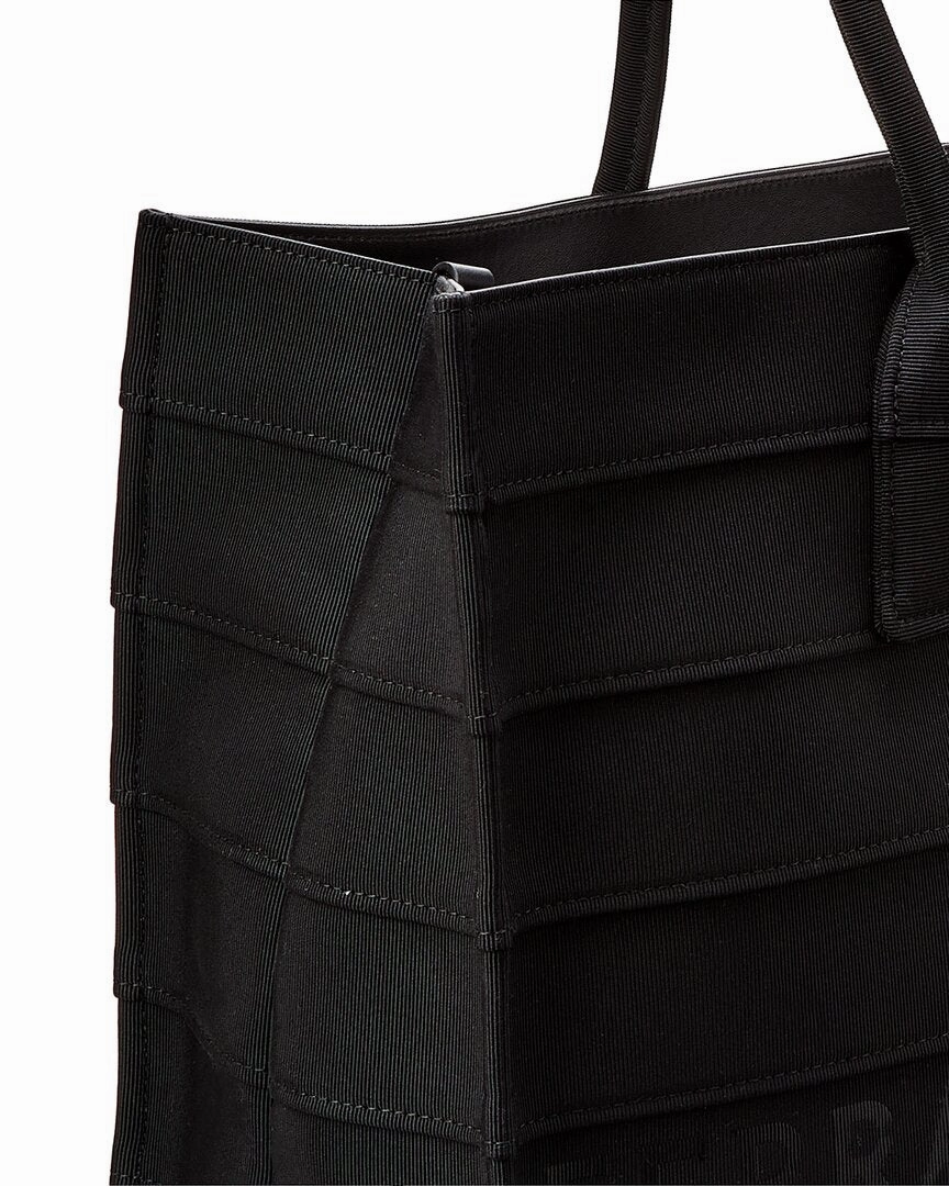 Ferragamo Signature Large Leather-Trim Tote
