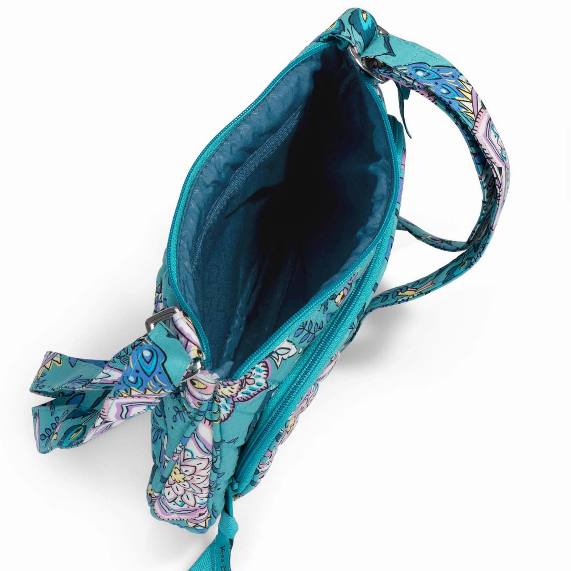 FINAL SALE Vera Bradley RFID Little Hipster Crossbody Bag Peacock Garden