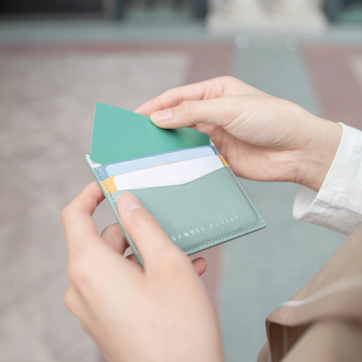 Finley Leather Card Holder