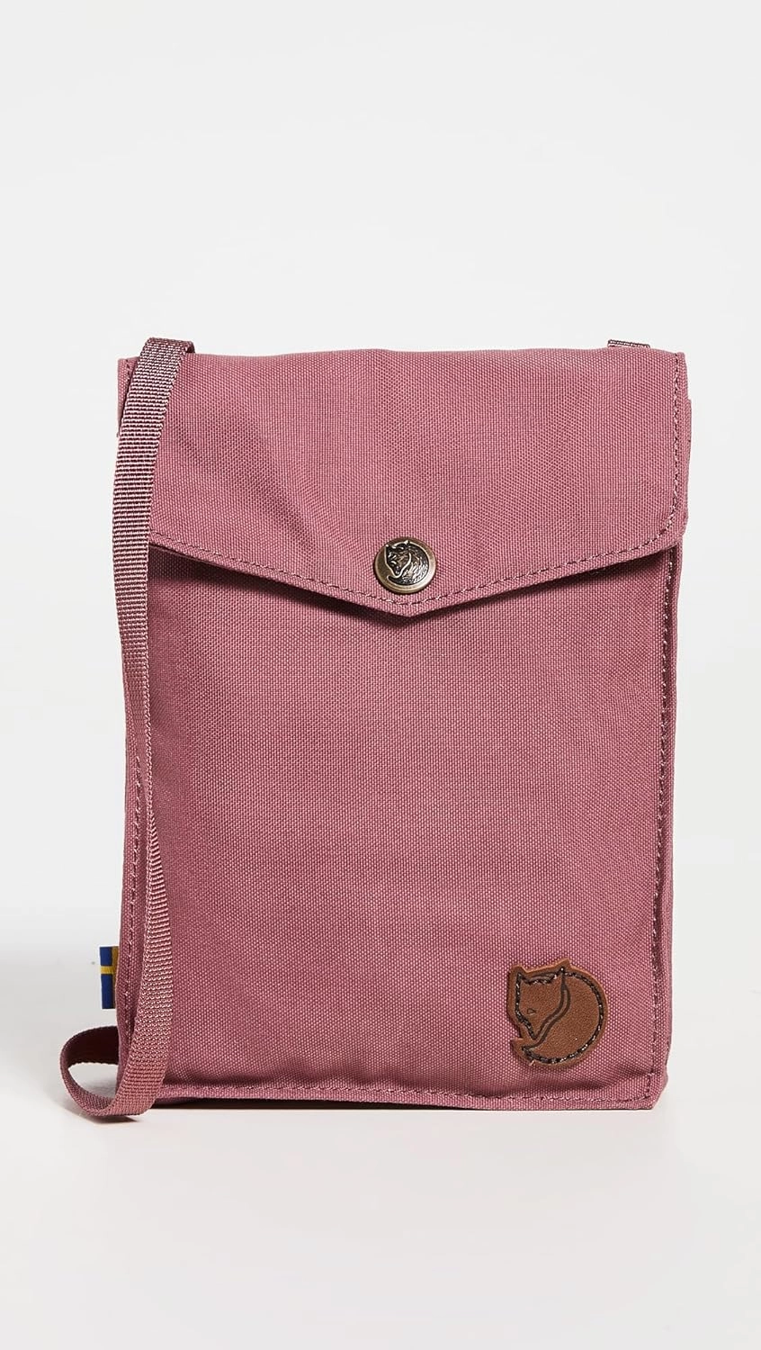 Fjllrven Unisex Adult Pink Leather Compound One Size Jetted Pocket Cross-Body Tote Bag