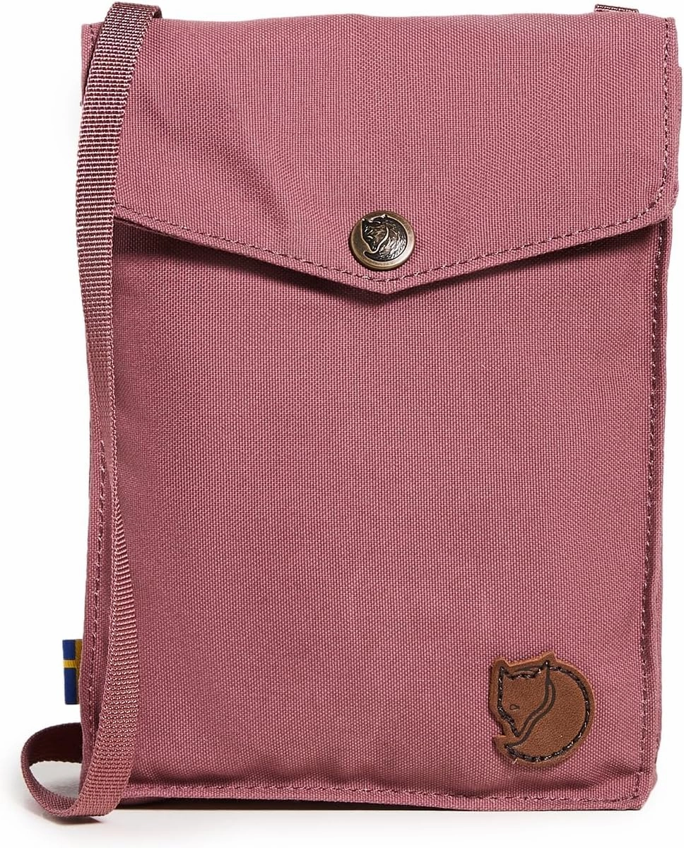 Fjllrven Unisex Adult Pink Leather Compound One Size Jetted Pocket Cross-Body Tote Bag