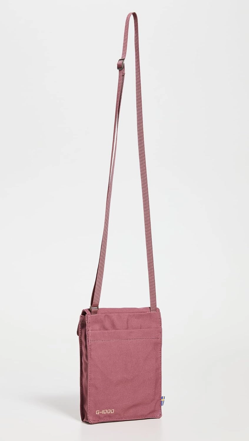 Fjllrven Unisex Adult Pink Leather Compound One Size Jetted Pocket Cross-Body Tote Bag