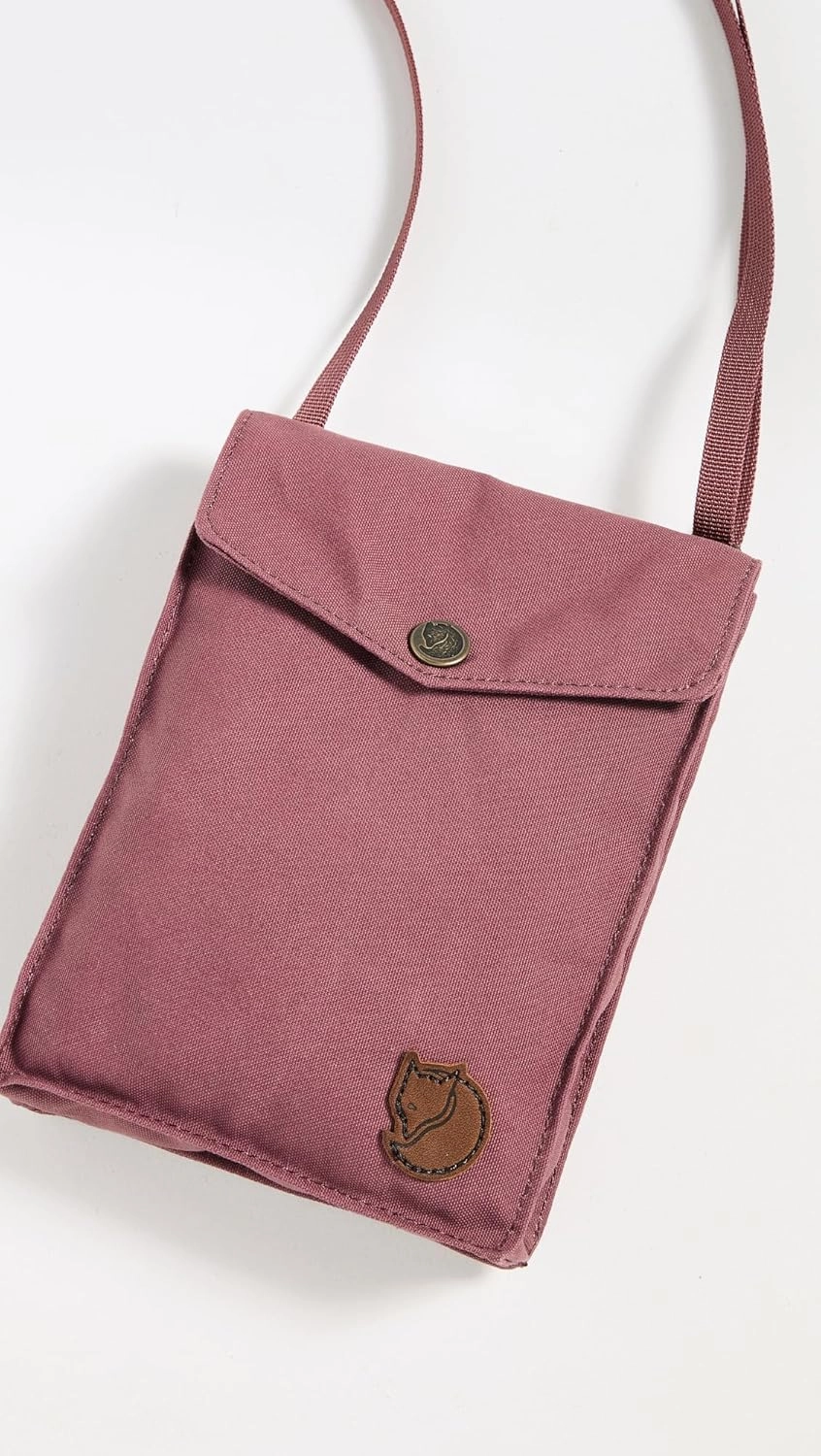 Fjllrven Unisex Adult Pink Leather Compound One Size Jetted Pocket Cross-Body Tote Bag