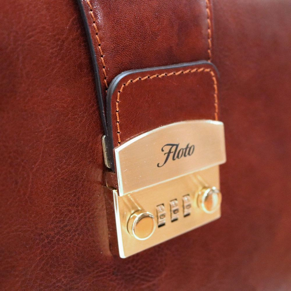 Floto Leather Ciabatta Combo Briefcase