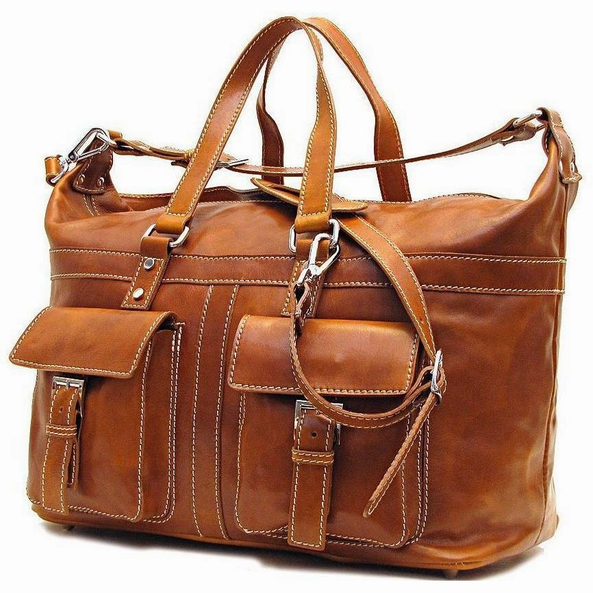 Floto Leather Milano Travel Bag