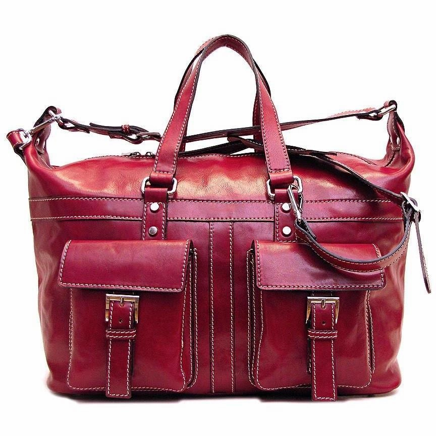 Floto Leather Milano Travel Bag