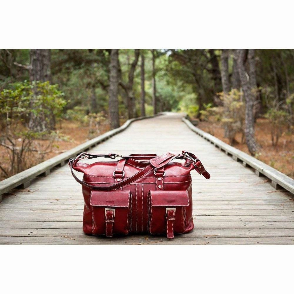 Floto Leather Milano Travel Bag