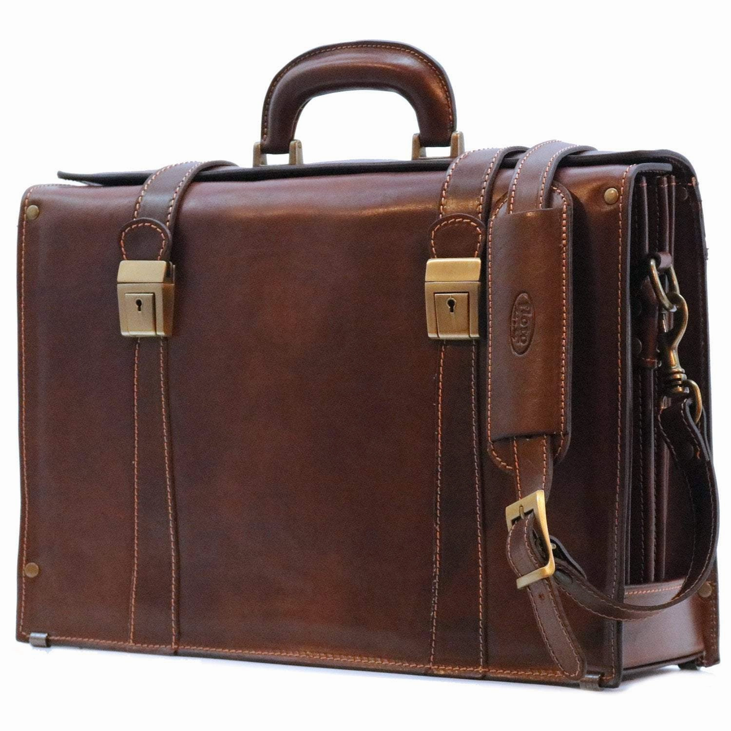 Floto Leather Trastevere Briefcase