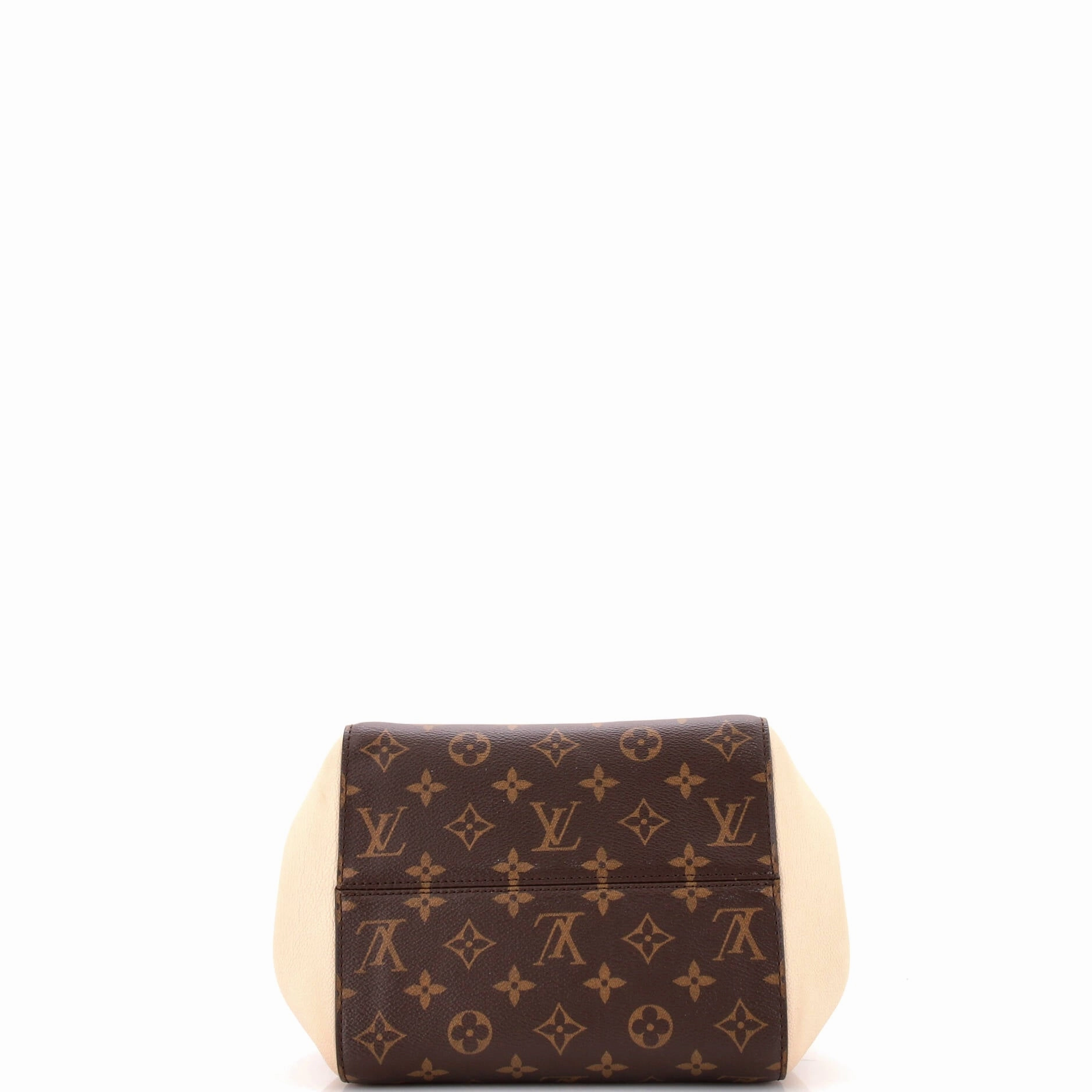 Fold Tote Monogram Canvas and Leather PM