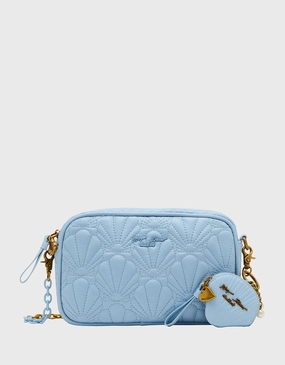 FOR SHORE SOFT CAMERA CROSSBODY BLUE