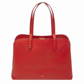 Fossil Women's Wren Leather Work Tote