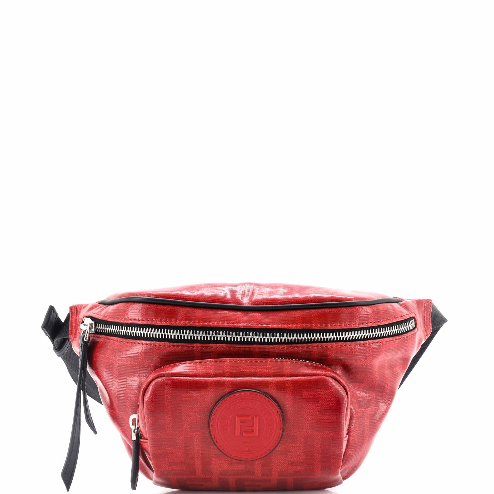 Front Pocket Waist Bag Zucca Coated Canvas