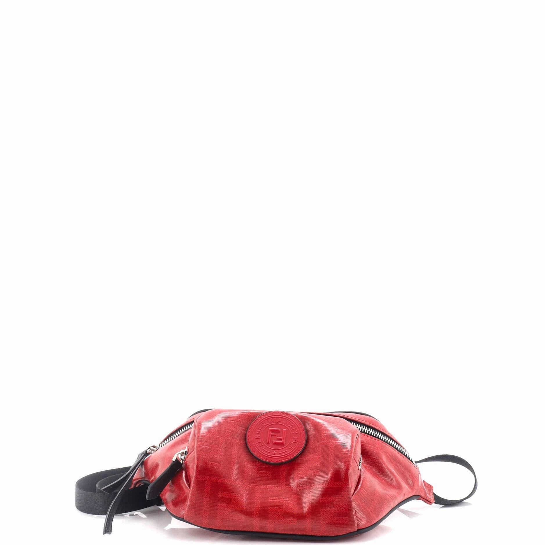 Front Pocket Waist Bag Zucca Coated Canvas