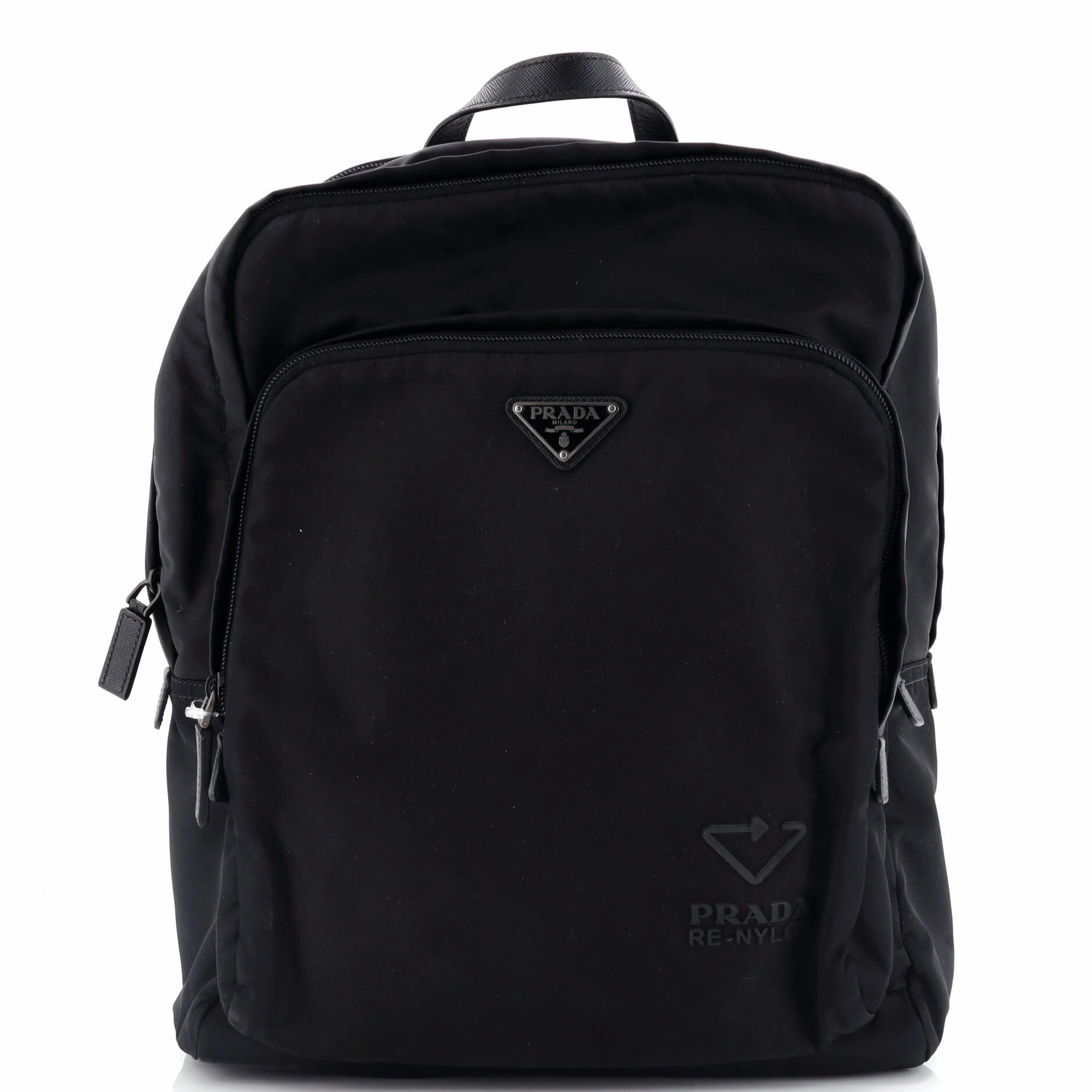 Front Pocket Zip Backpack Re-Nylon
