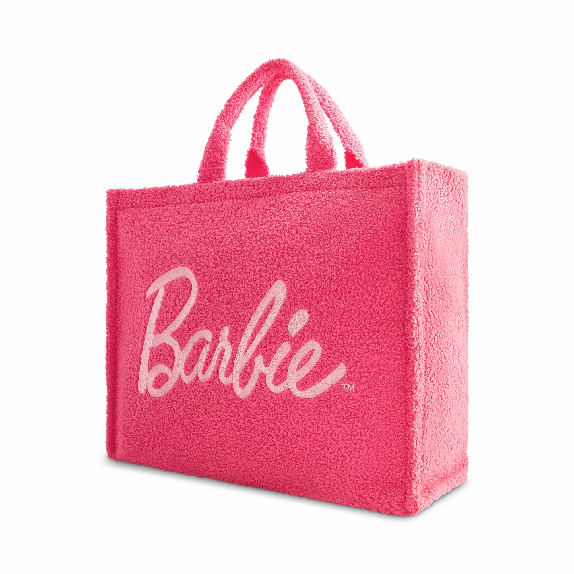 FUL Barbie Large Travel Sherpa Tote with trolley strap