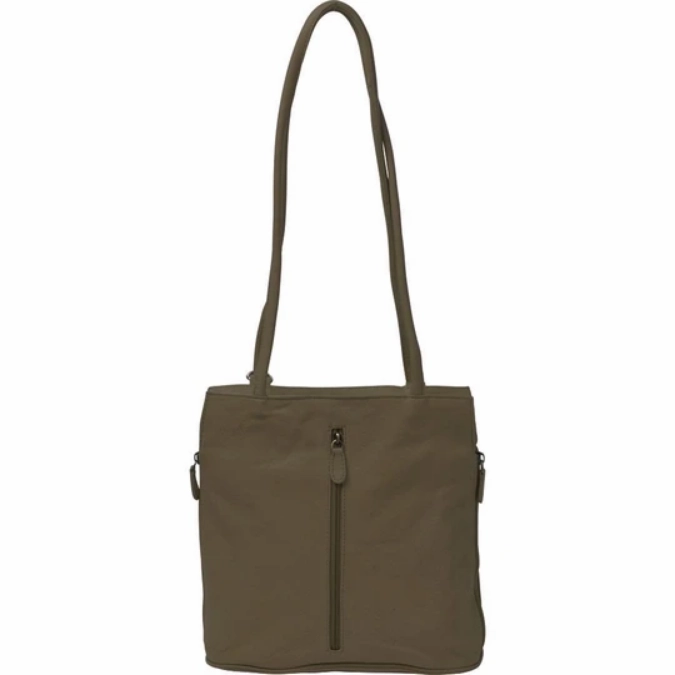 GABEE Ellie Leather 2 in 1 Convertible Shoulder Bag / Backpack