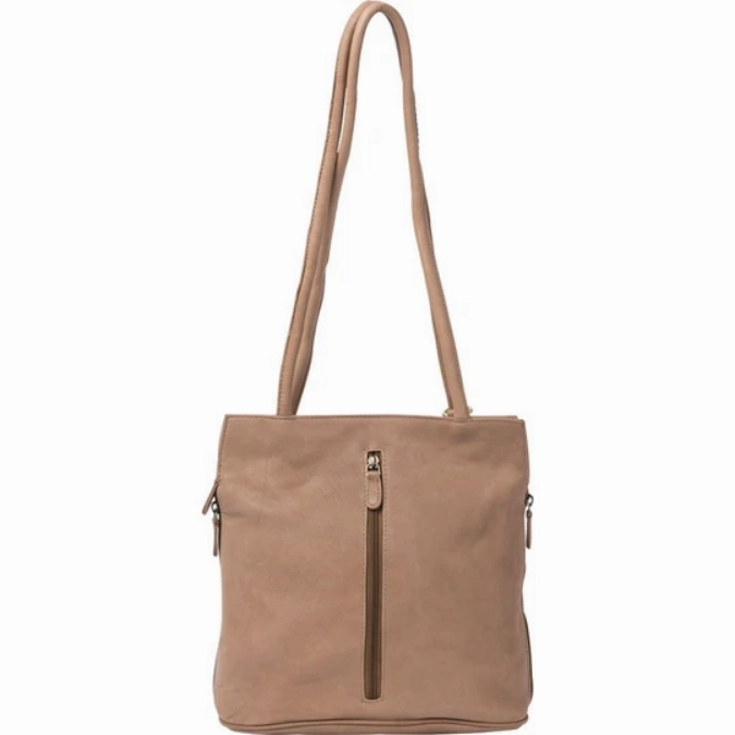 GABEE Ellie Leather 2 in 1 Convertible Shoulder Bag / Backpack
