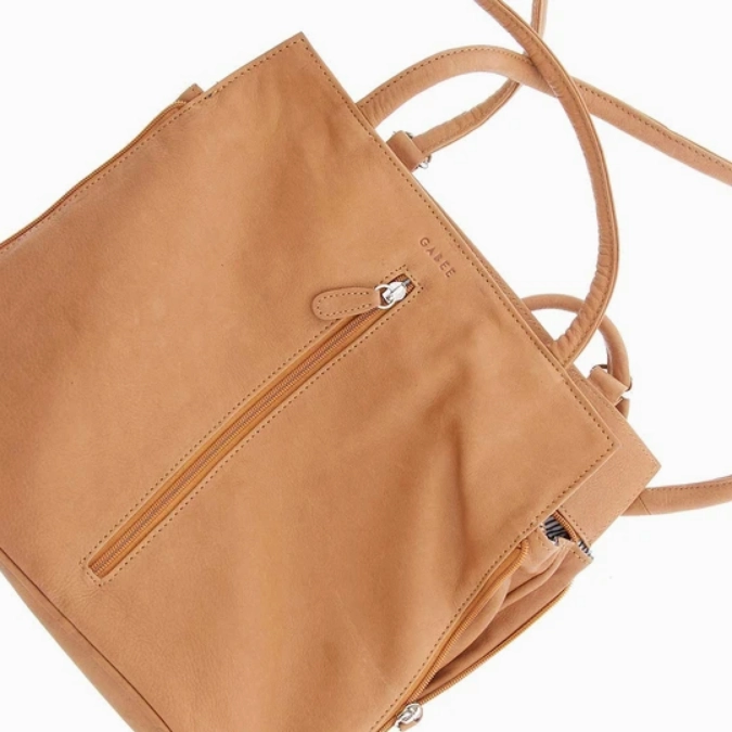 GABEE Ellie Leather 2 in 1 Convertible Shoulder Bag / Backpack