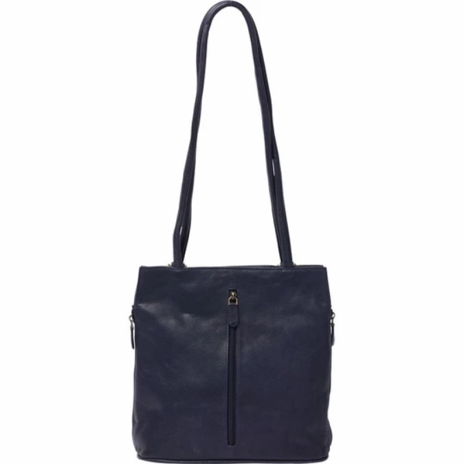 GABEE Ellie Leather 2 in 1 Convertible Shoulder Bag / Backpack