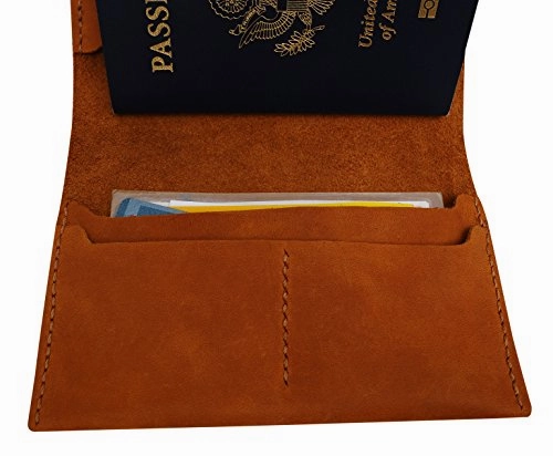 Ganesh Design Handmade Genuine Leather Passport Holder Case Hlt_01