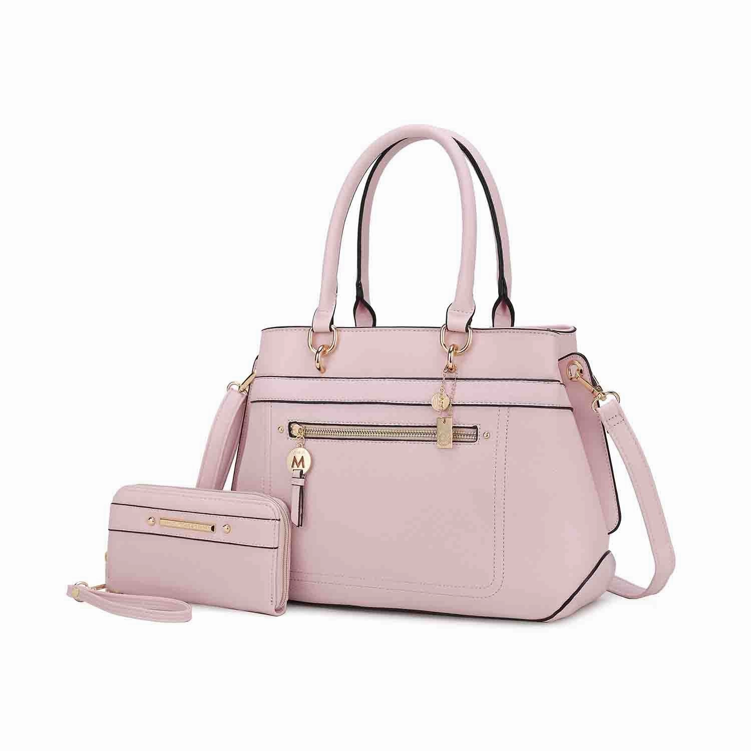 Gardenia Tote Women's Bag with Wallet Vegan Leather by Mia K