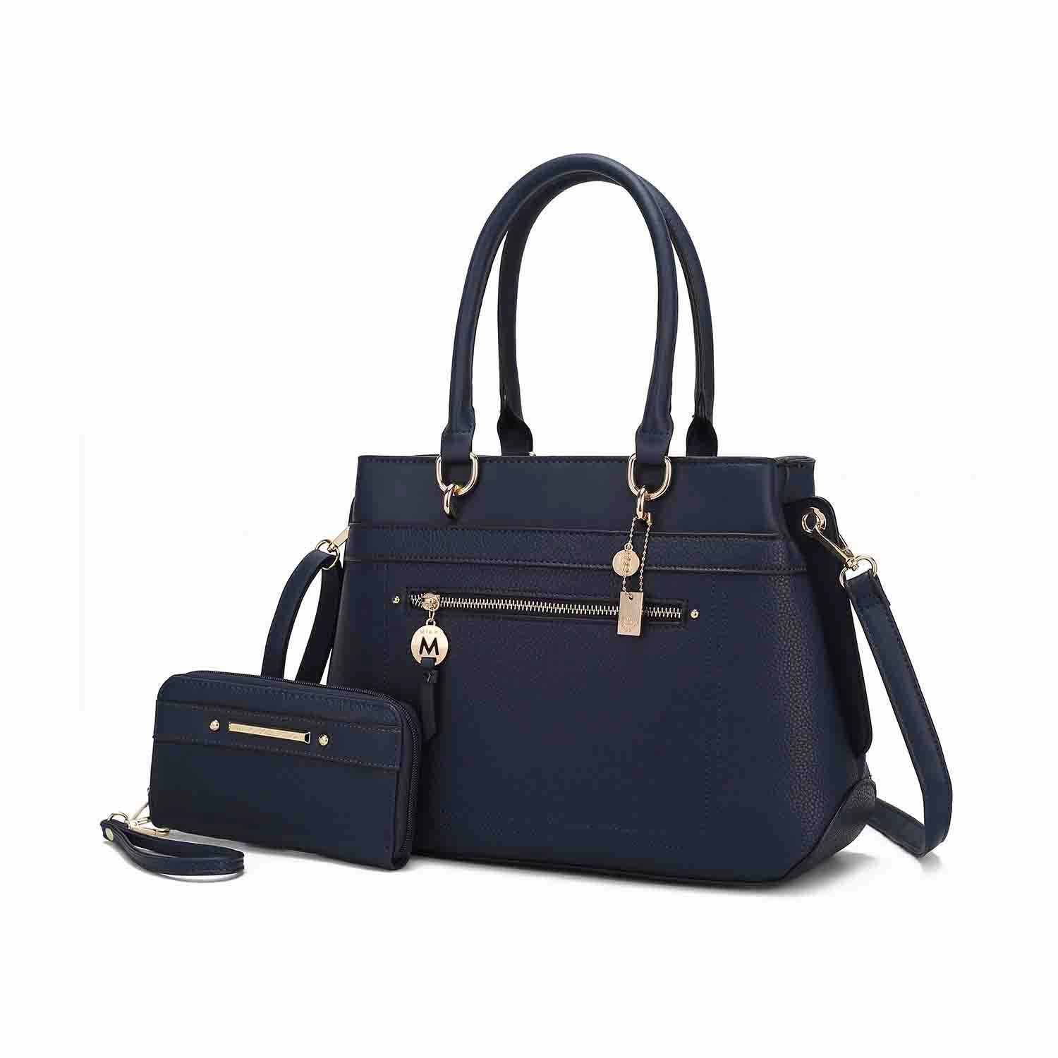 Gardenia Tote Women's Bag with Wallet Vegan Leather by Mia K