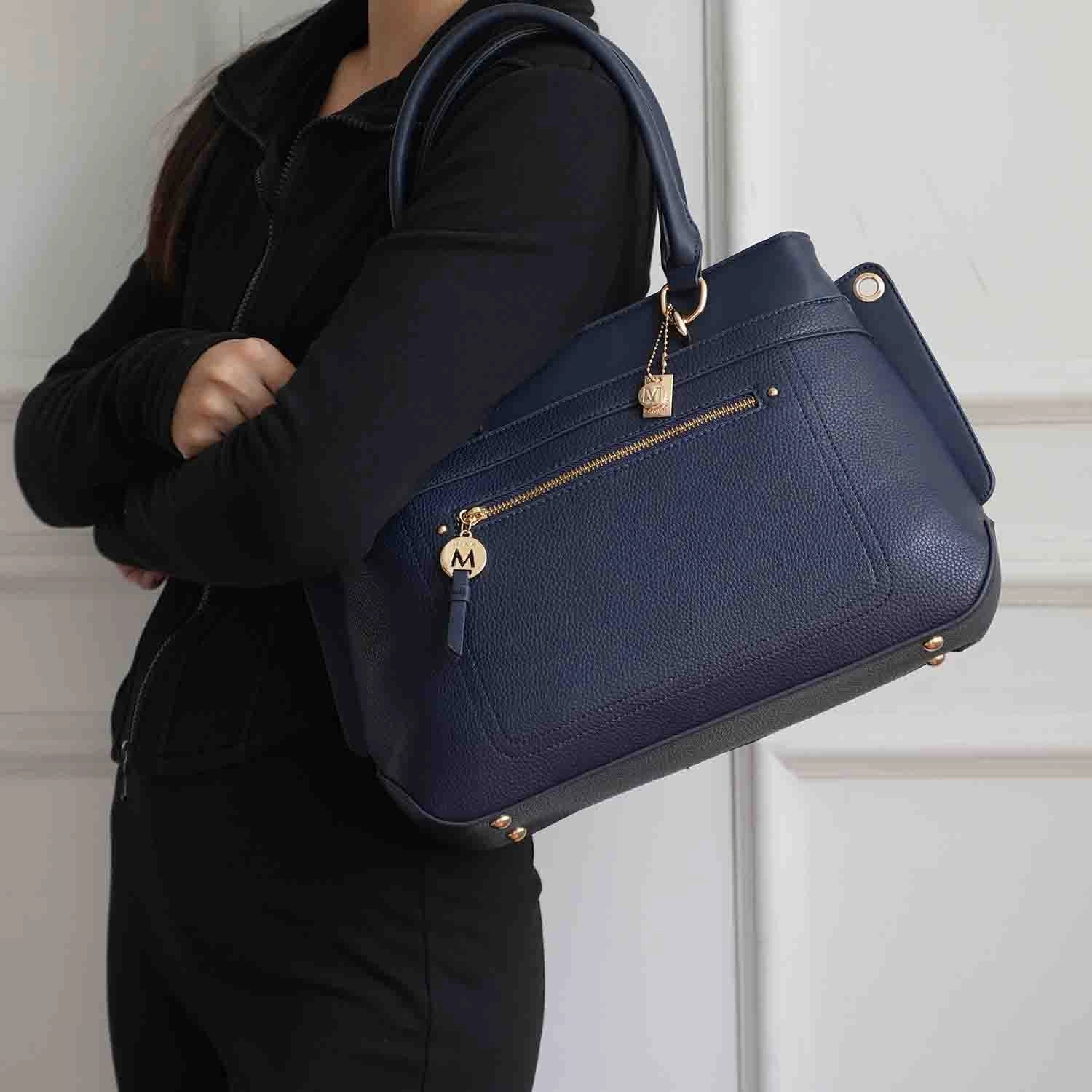 Gardenia Tote Women's Bag with Wallet Vegan Leather by Mia K