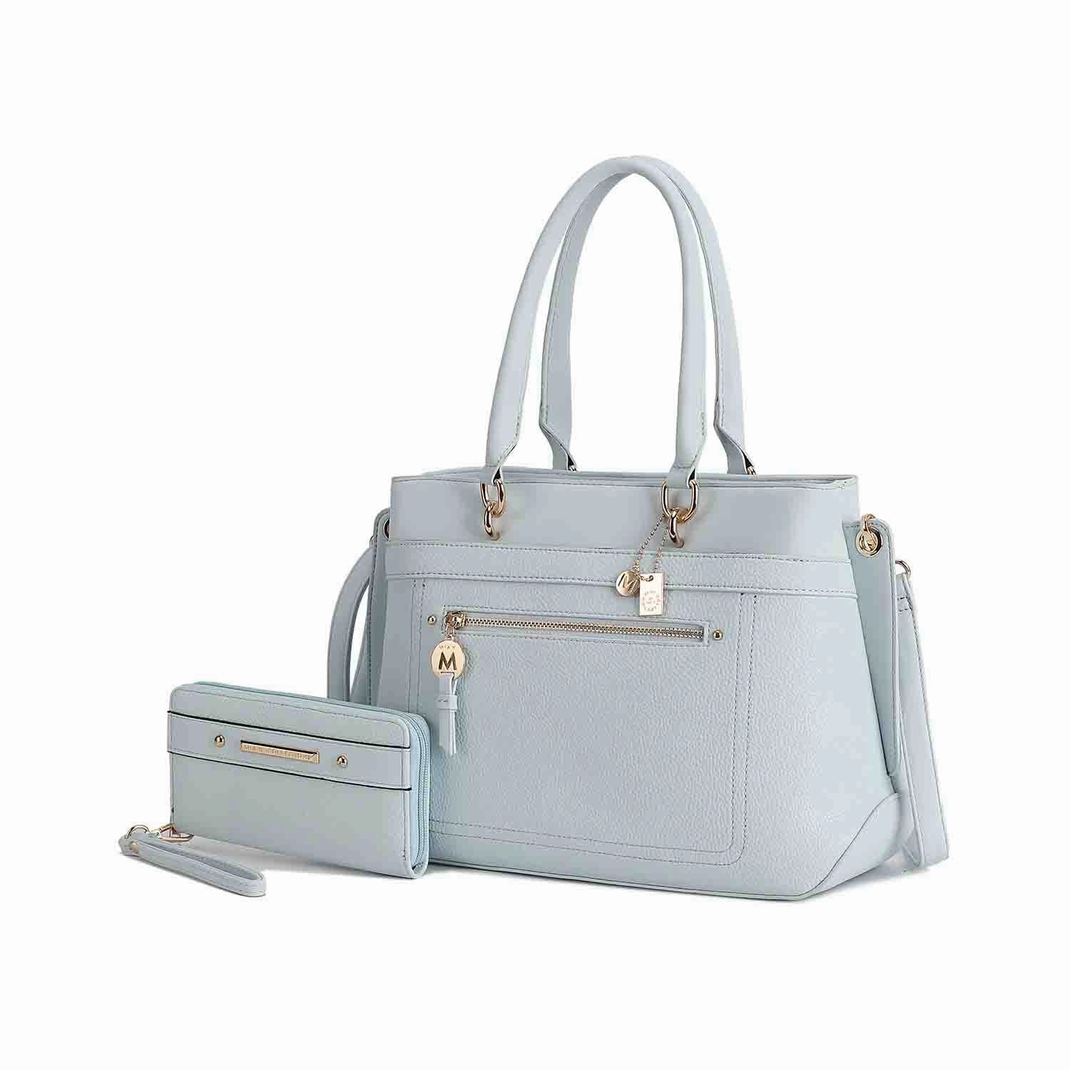 Gardenia Tote Women's Bag with Wallet Vegan Leather by Mia K