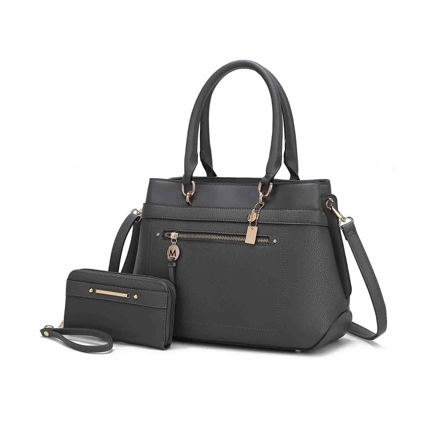 Gardenia Tote Women's Bag with Wallet Vegan Leather by Mia K