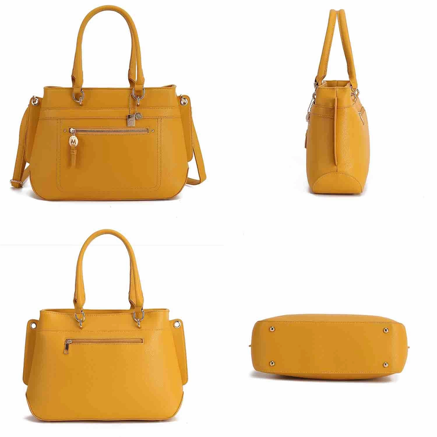 Gardenia Tote Women's Bag with Wallet Vegan Leather by Mia K