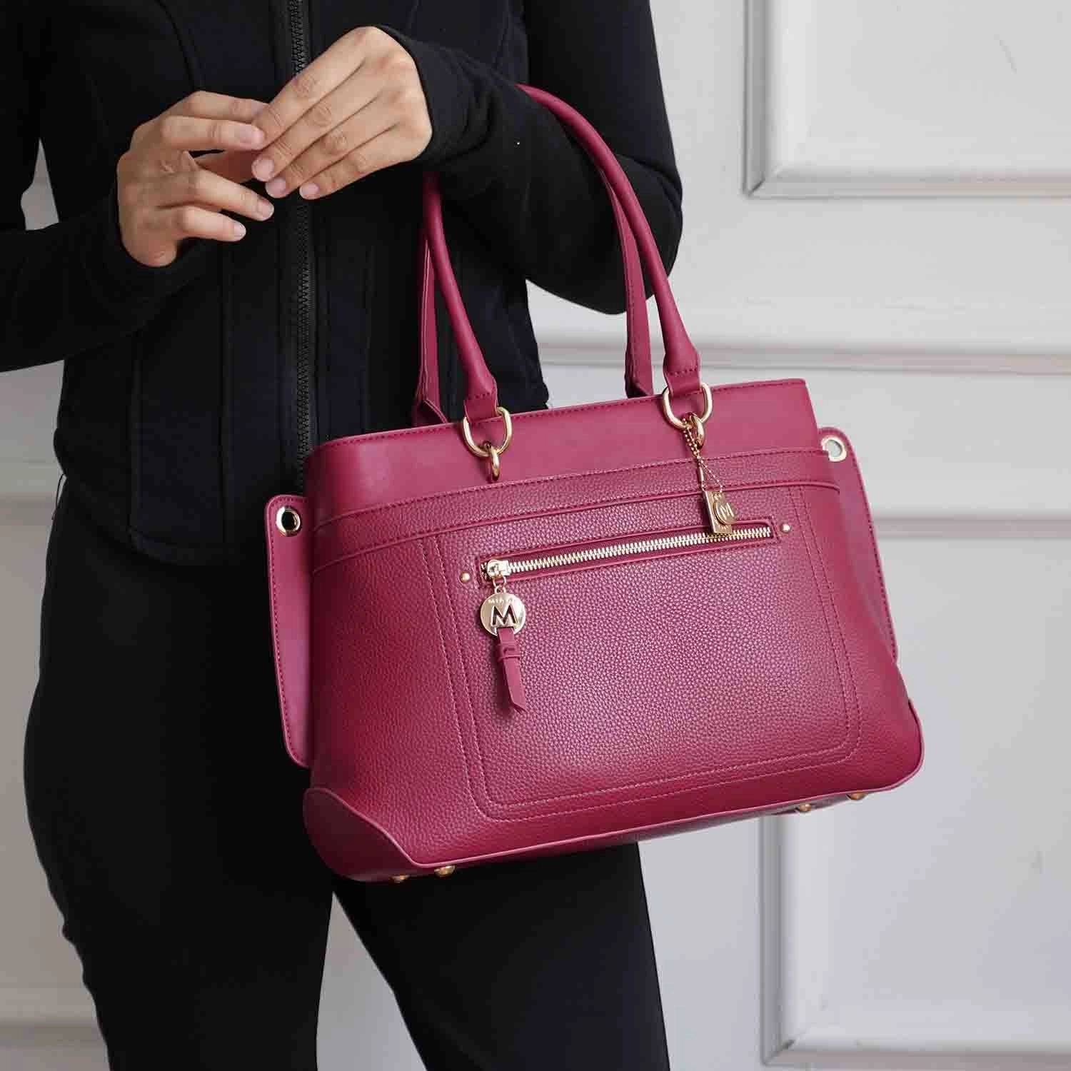 Gardenia Tote Women's Bag with Wallet Vegan Leather by Mia K