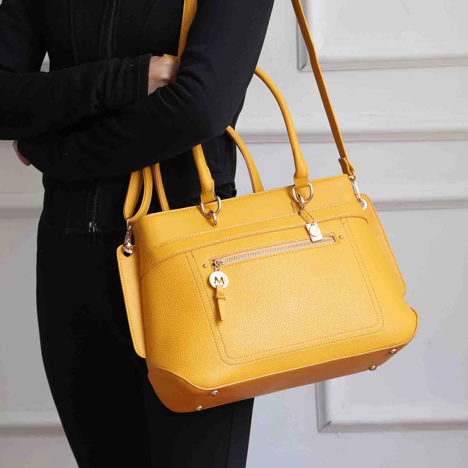 Gardenia Tote Women's Bag with Wallet Vegan Leather by Mia K